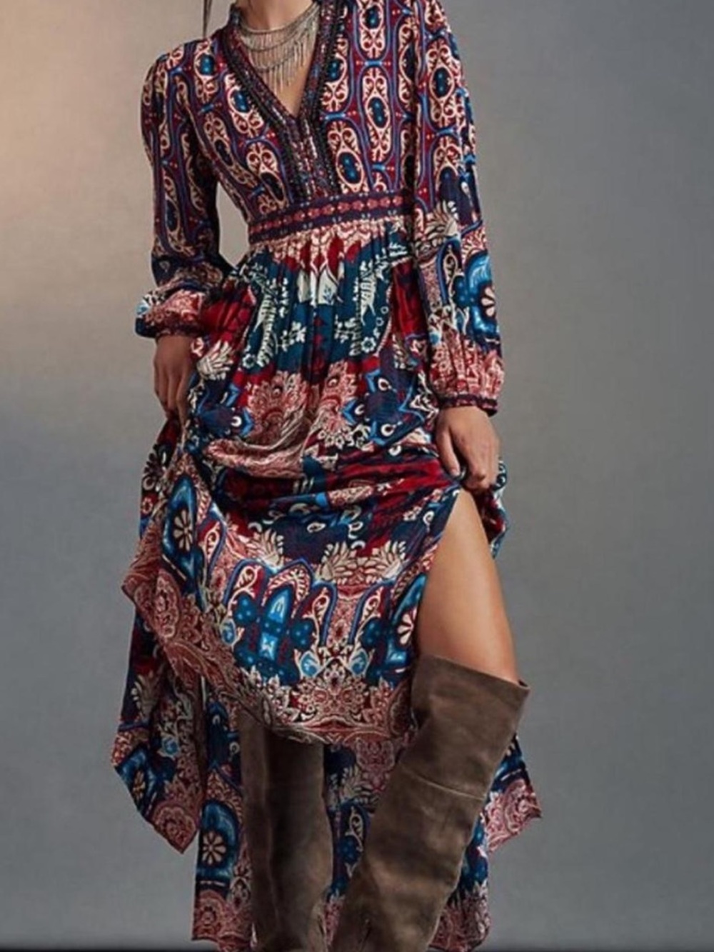 NWT - The Patterned Maxi Dress by bhanunibyjyoti